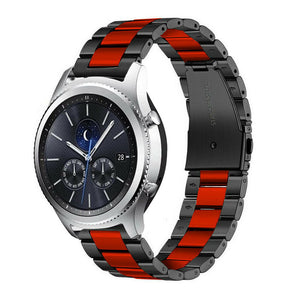 samsung-gear-s3-stalen-band-zwart-rood