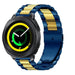 Samsung Gear Sport Stahlarmband (Blau/Gold)