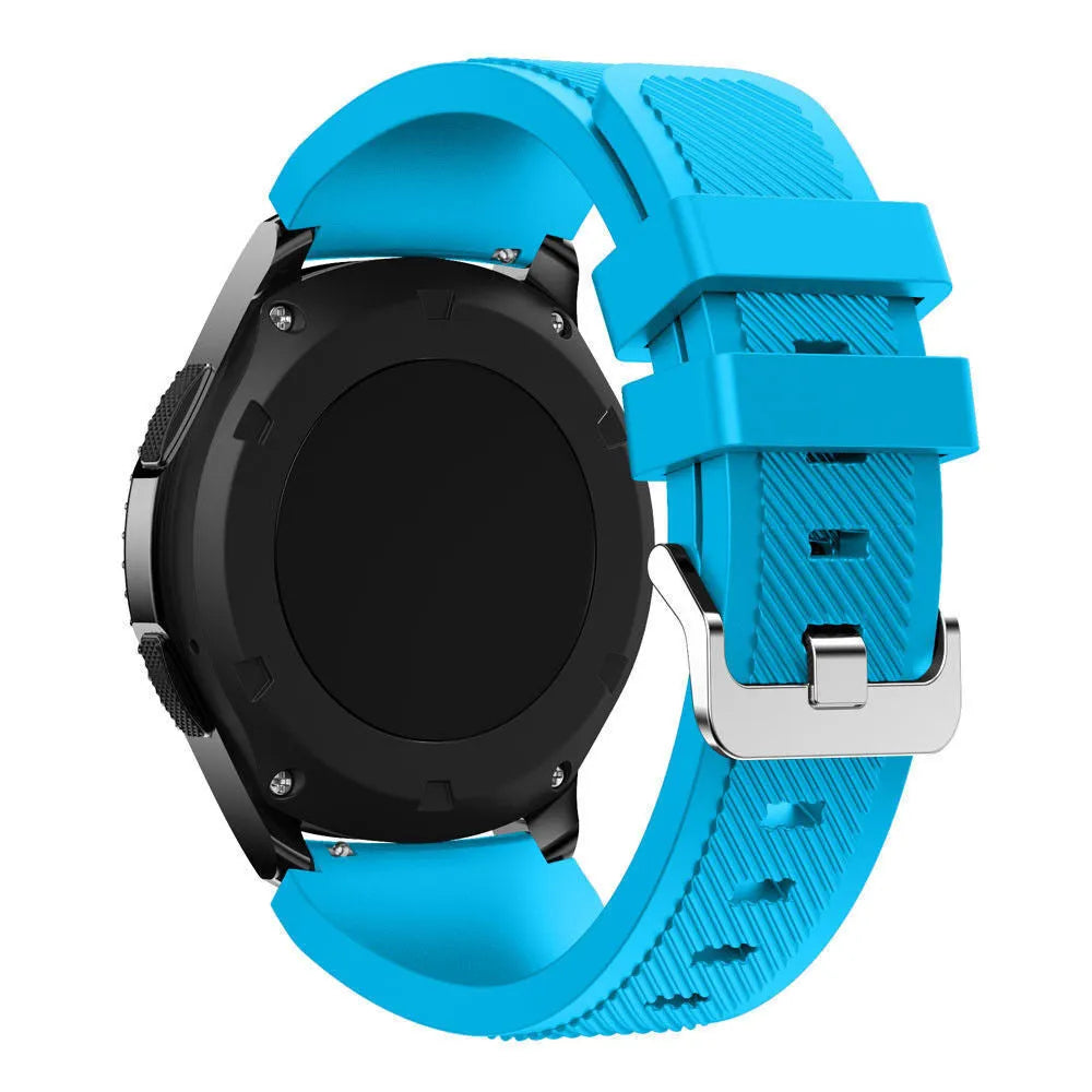 Amazfit Bip U (Pro) Twill Silicone Strap (Light Blue)