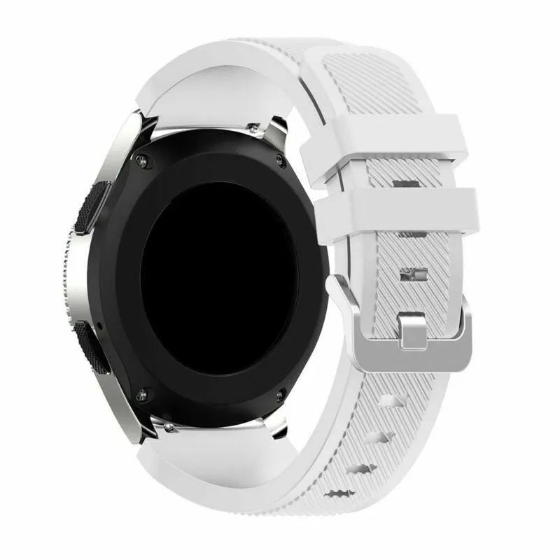 Amazfit Bip U (Pro) Twill Silicone Strap (White)