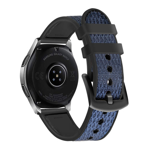 Withings ScanWatch 2 - 42mm Nylon Hybrid Strap (Blue)