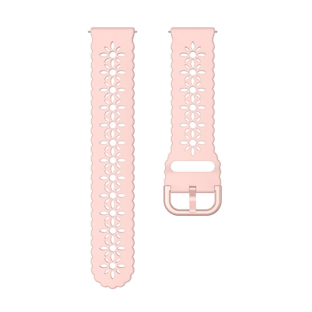 Withings Steel HR - 40mm Gemustertes Silikonarmband (Rosa)