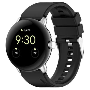 Google Pixel Watch 4 - 41mm Silikonarmband (Schwarz)