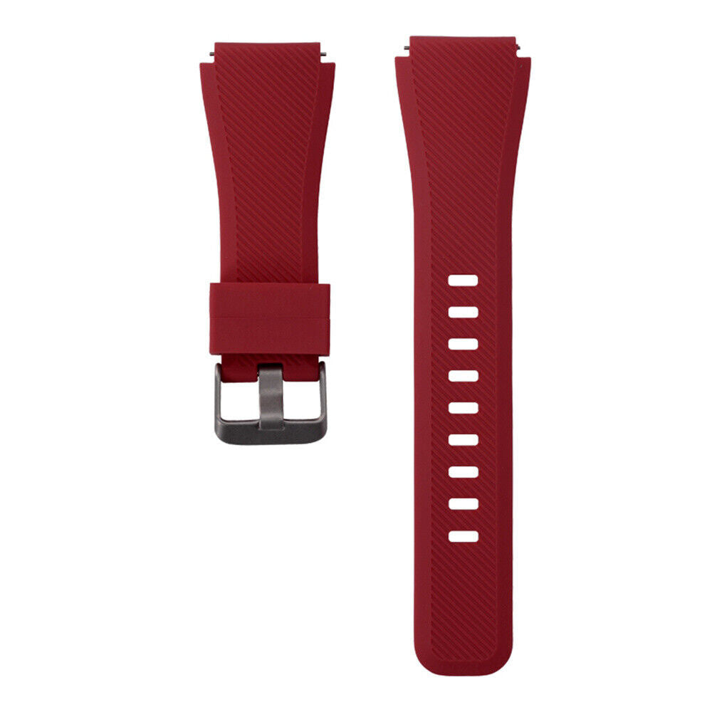 OnePlus Watch 3 - 46mm Twill Silikonarmband (Weinrot)