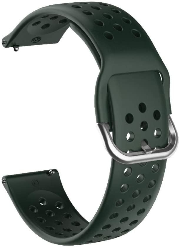Coros Apex 2 Silikonarmband 'Air' (Dunkel Grün)