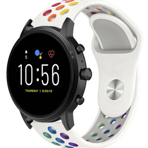 siliconen-bandje-met-gaatjes-wit-kleurrijk-fossil