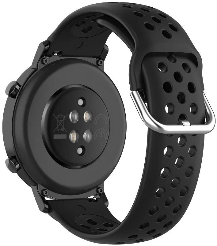 Withings Steel HR - 40mm Silikonarmband 'Air' (Schwarz)
