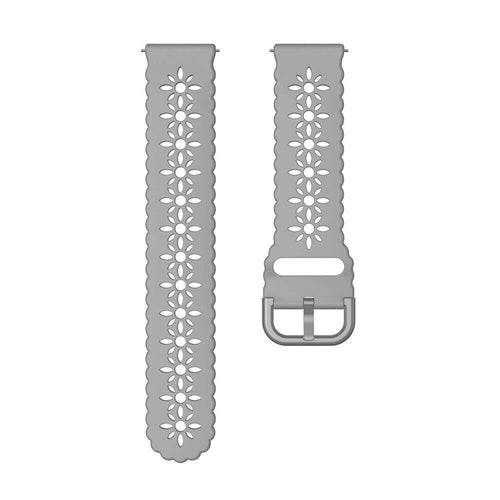 Amazfit GTR Mini Gemustertes Silikonarmband (Grau)