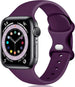 Apple Watch Klassisches Silikonarmband (Dunkel Lila)