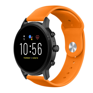 siliconen-sport-band-oranje-fossil-gen-5