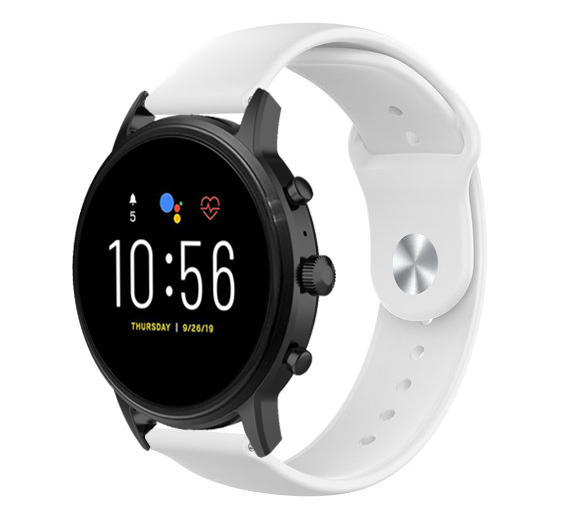 Fossil Gen 4 Explorist (HR) Sportarmband (Weiß)