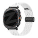 Bandz Samsung Galaxy Watch Ultra D-buckle Sport Strap 'Air' (White)