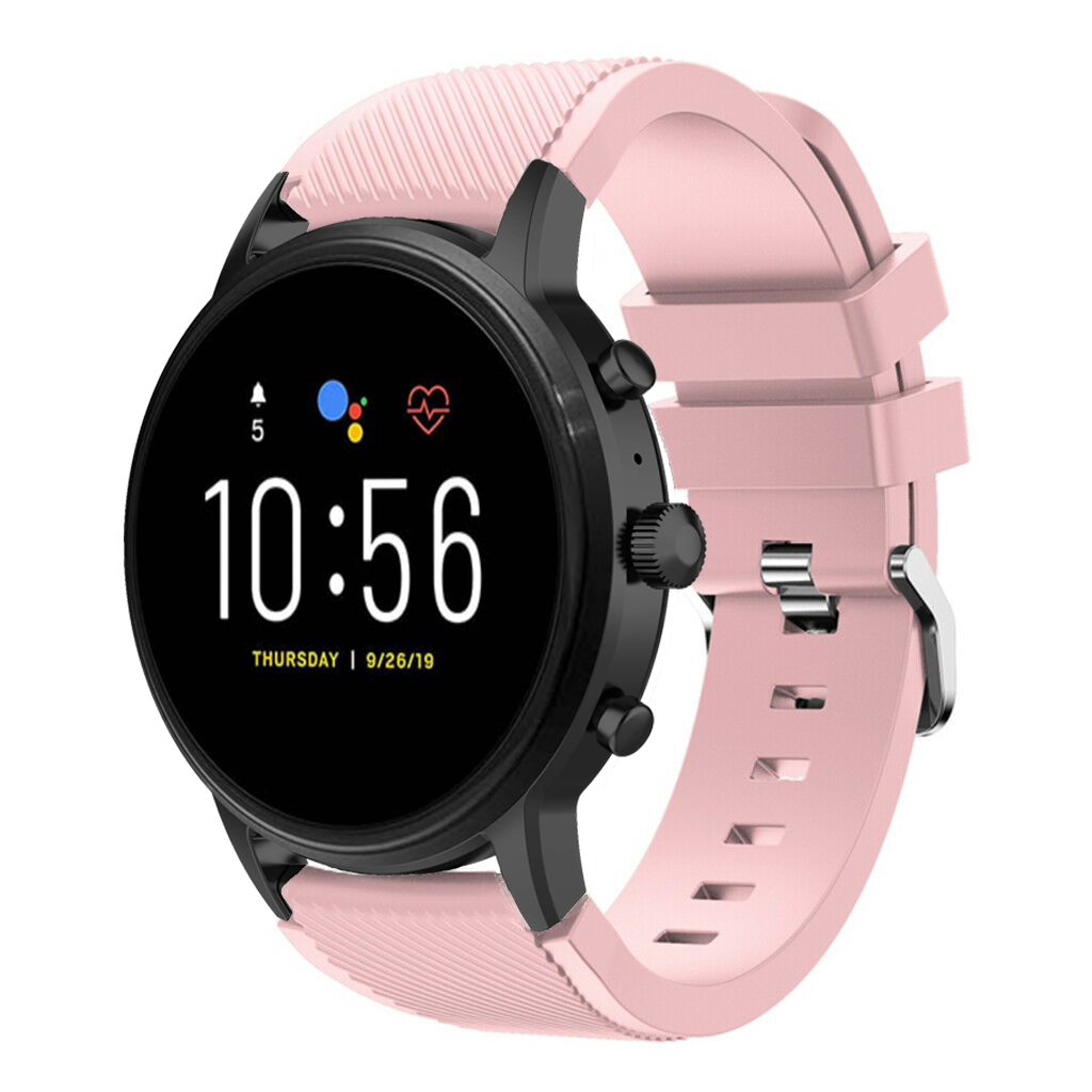 Fossil Gen 4 Explorist (HR) Silikonarmband (Rosa)