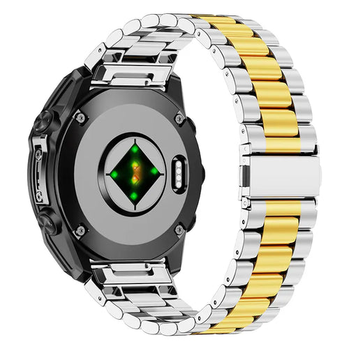 Garmin Descent MK3i - 43mm Premium Steel Strap (Silver/Gold)