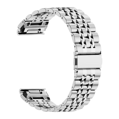 Garmin Fenix 7s Premium '7 bead' Steel Strap (Silver)