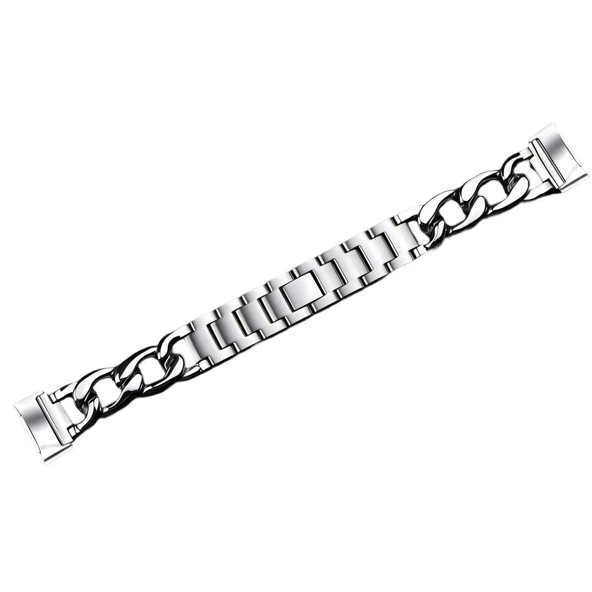 Fitbit Charge 6 Stahl Kettenarmband (Silber)