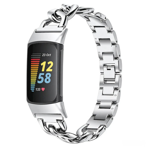 Steel Chain Strap, silver
