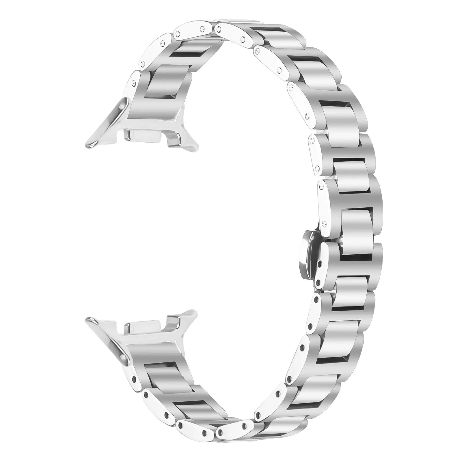 Samsung Galaxy Watch 8 Classic Slimfit Stahlarmband (Silber)