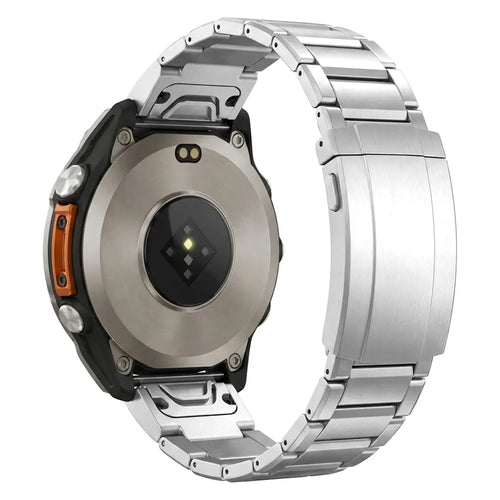 Garmin Forerunner 965 Adjustable Titanium Strap (Silver)