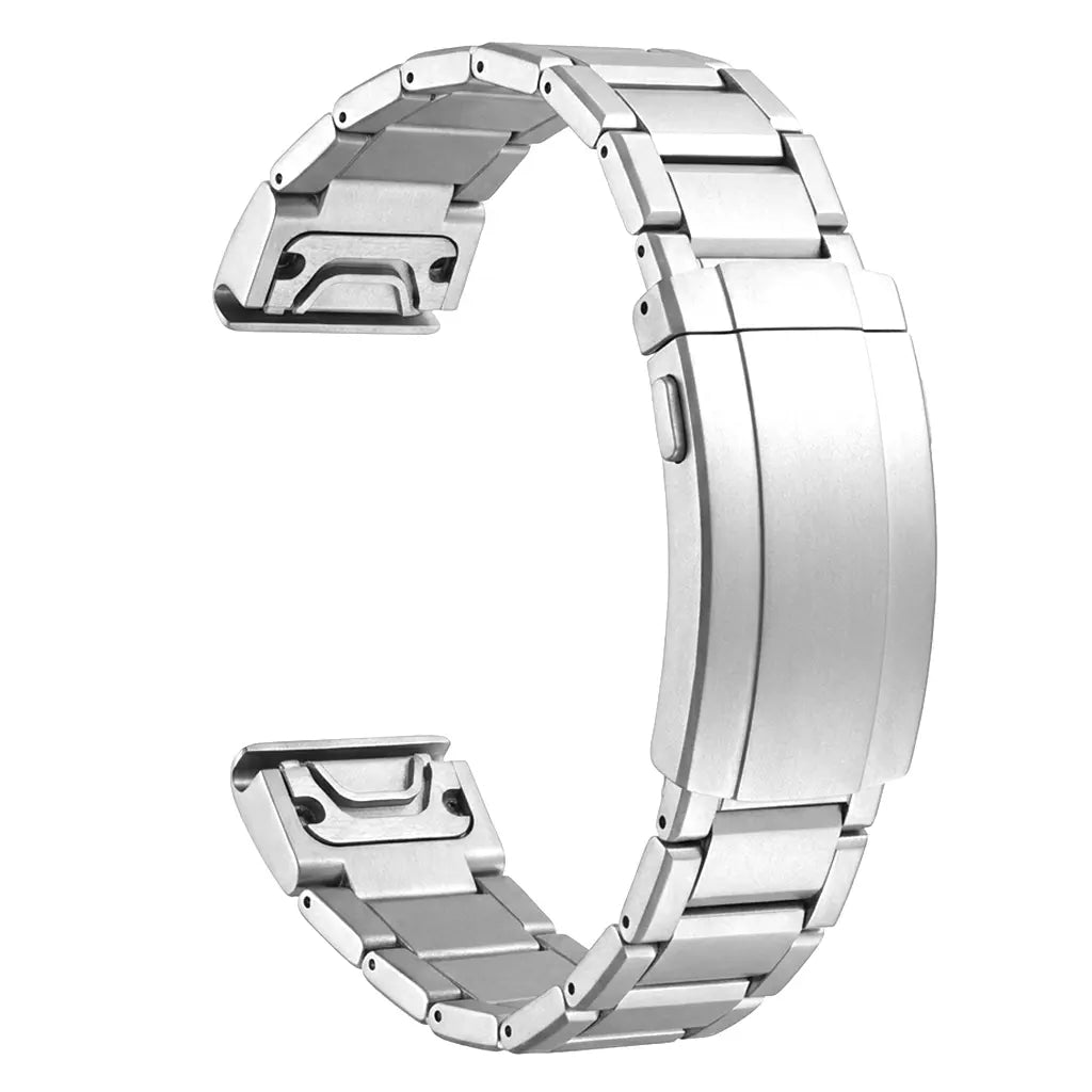 Garmin Forerunner 965 Adjustable Titanium Strap (Silver)
