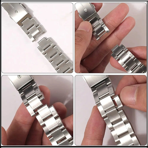 WHOOP MG Stahlarmband (Silber)