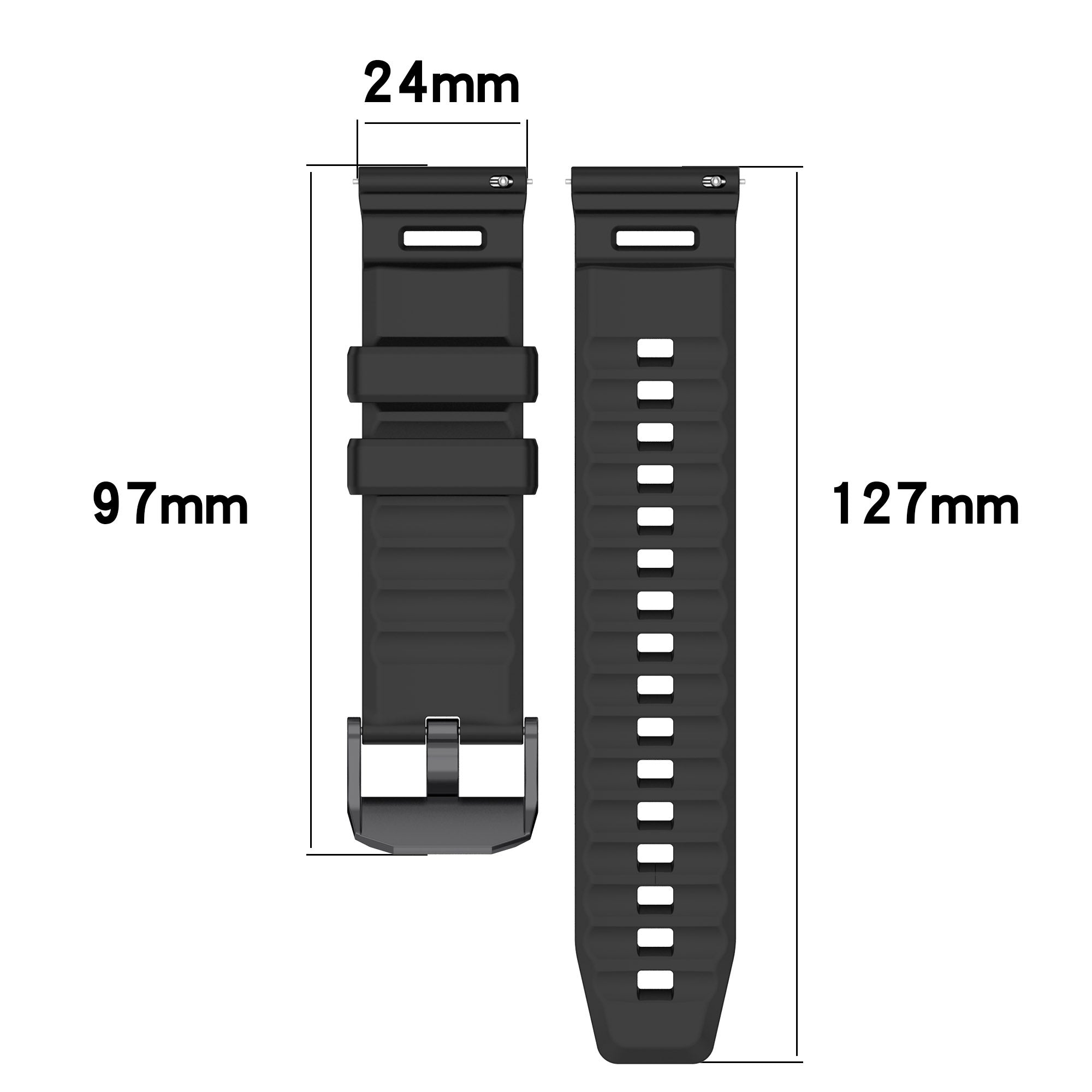 Coros Apex 4 - 46mm Silikonarmband (Weiß)