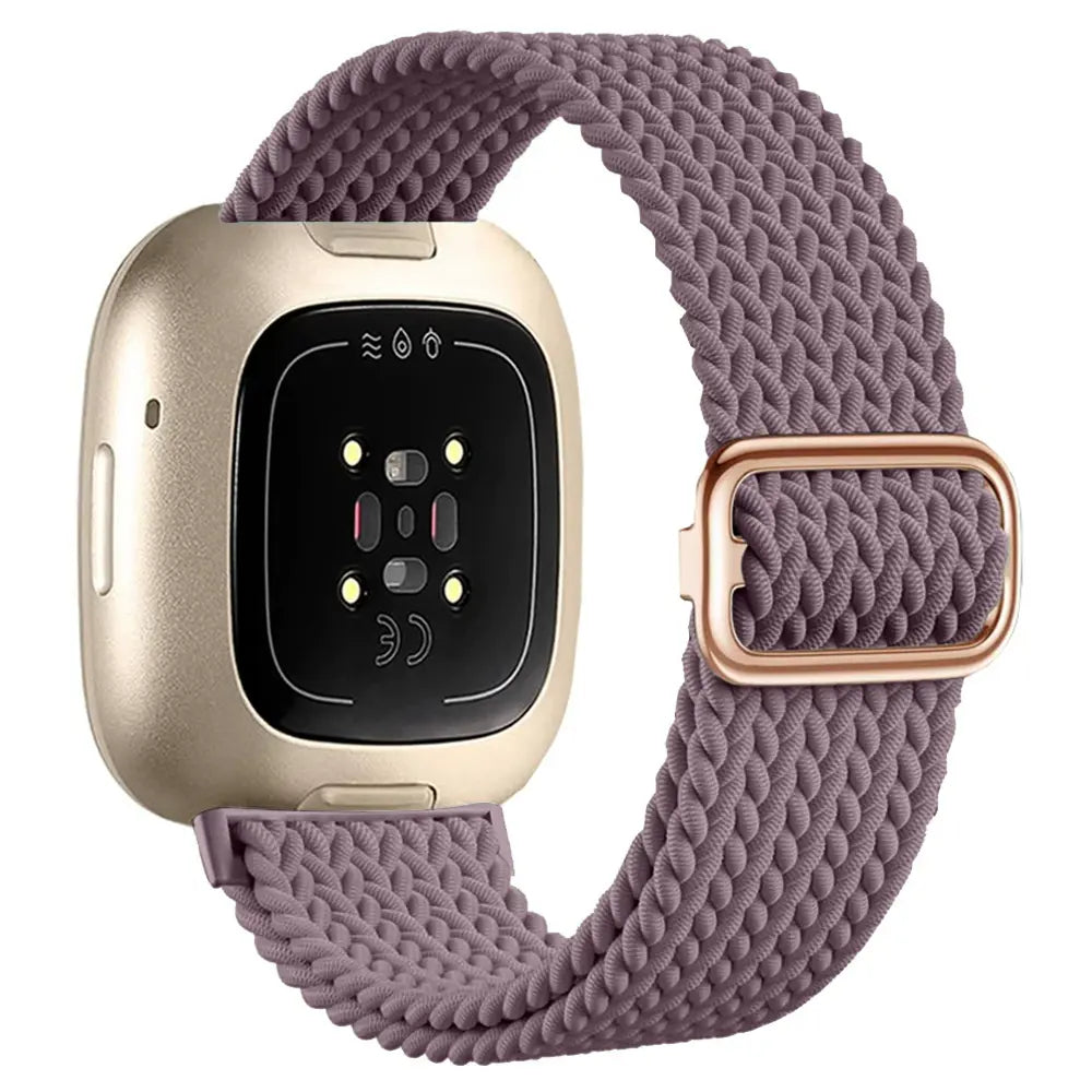 Fitbit Sense Adjustable Woven Strap (Smoke Purple)