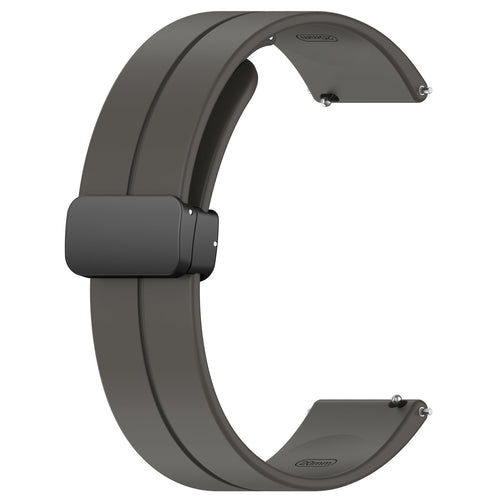 Amazfit Bip U (Pro) D-Schnalle Silikonarmband (Dunkel Grau)