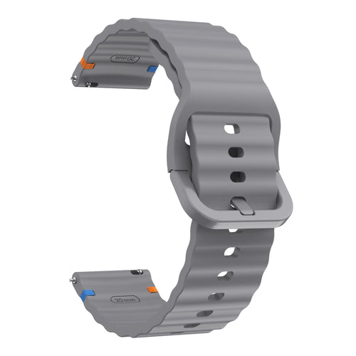 Amazfit Balance 2 Wave Silicone Strap (Dark Grey)