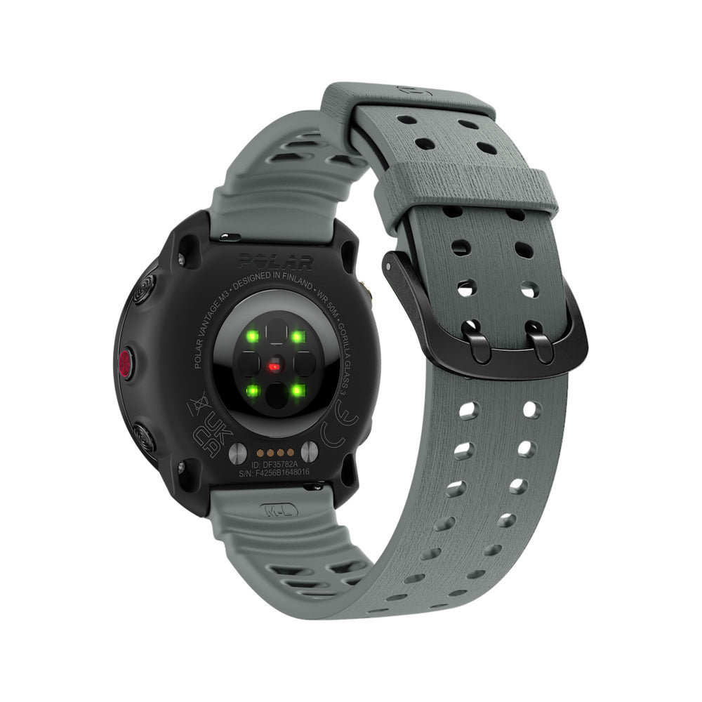 Polar Grit X Pro Silicone Grain Strap (Dark Grey)