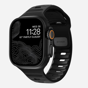 Nomad Sport Apple Watch Silicone Strap (Black)