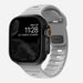 Nomad Sport Apple Watch Silikonarmband (Lunar Gray)