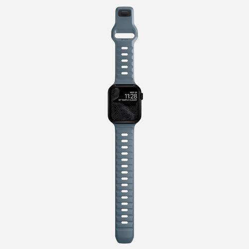 Nomad Sport Apple Watch Silikonarmband (Marineblau)