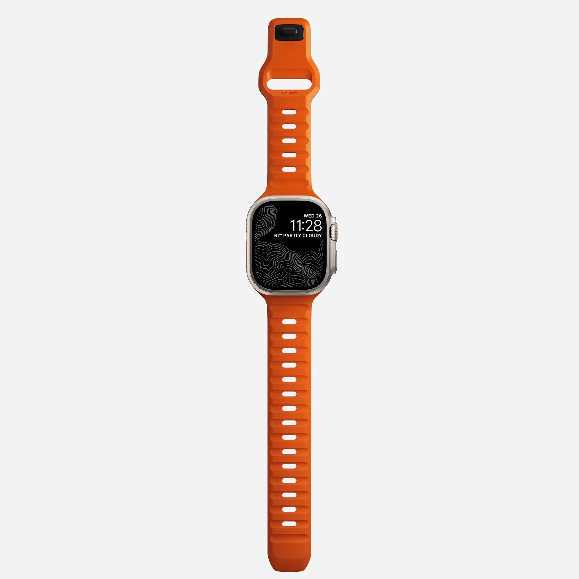 Nomad Sport Apple Watch Silicone Strap (Ultra Orange)