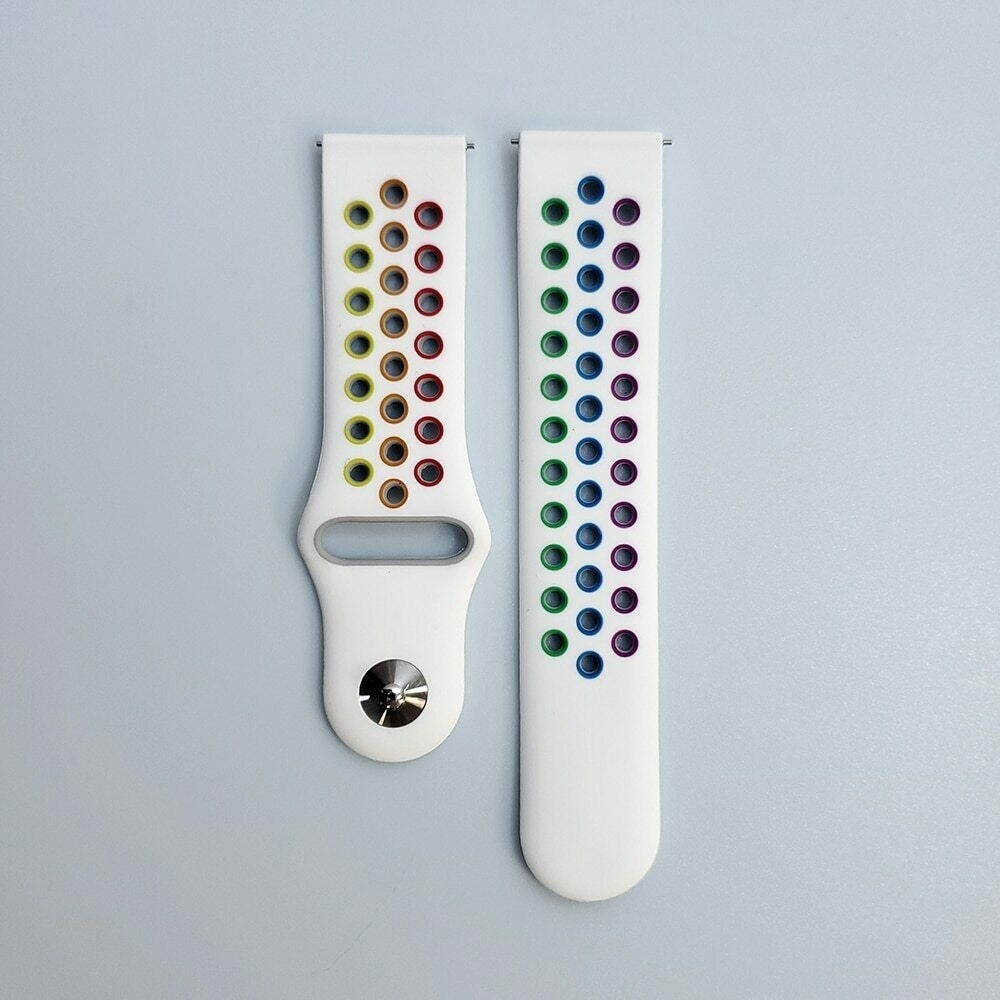 Withings ScanWatch 2 - 42mm Sport Strap (White/Colourful)