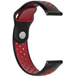 Watch Strap 22mm Sport - Quick Release (Black/Red)