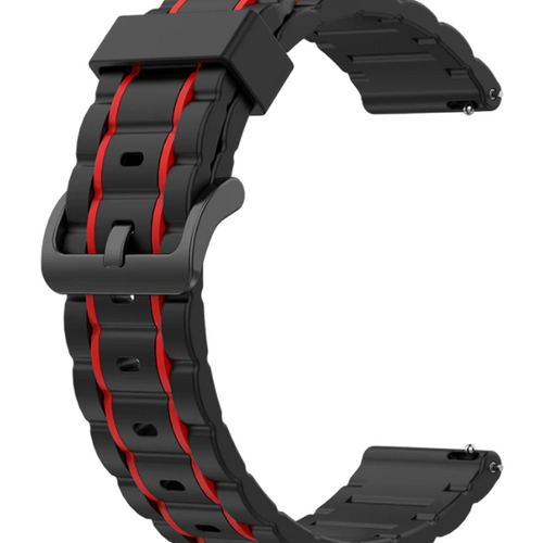 Amazfit Bip 6 Schnalle Sportarmband (Schwarz/Rot)