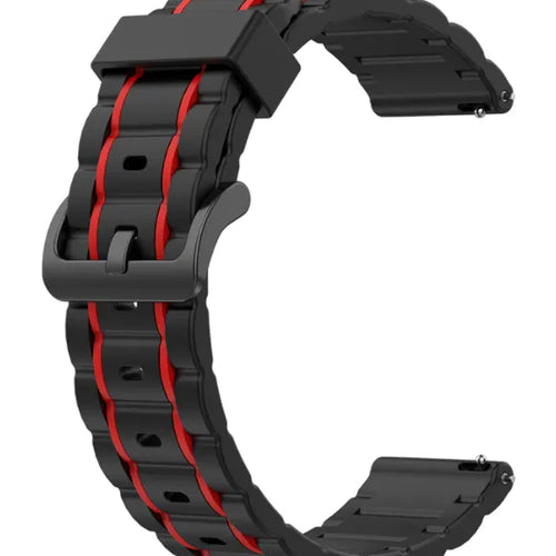 ICE Smart TKS Rectangular 1.41 Sport Strap with Buckle (Black/Red)