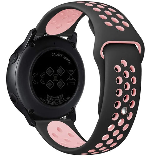 Withings ScanWatch Nova Sport Strap (Black/Pink)