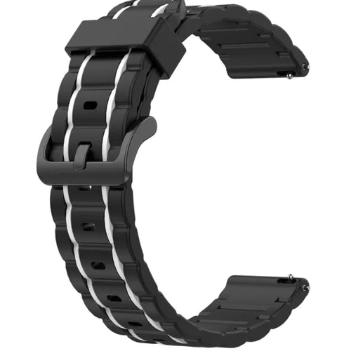 Suunto 9 Peak Pro Sport Strap with Buckle (Black/White)