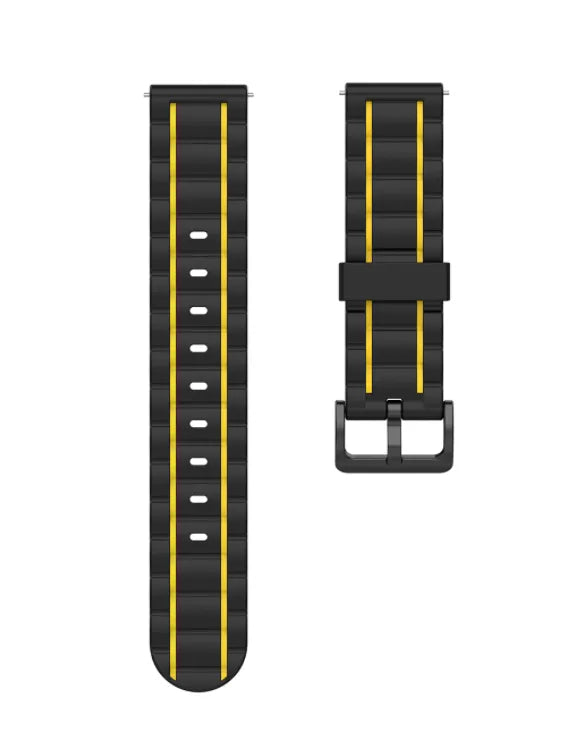 Amazfit Bip 5 Sport Buckle Strap (Black/Yellow)