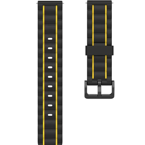 ICE Smart TKS Rectangular 1.41 Sport Strap with Buckle (Black/Yellow)
