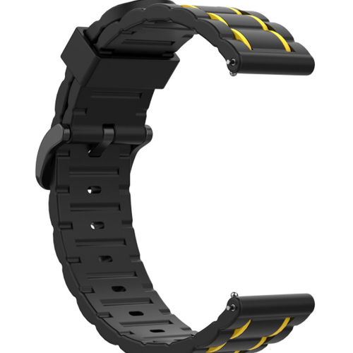 Suunto 9 Peak Sportarmband mit Schnalle (schwarz/gelb)