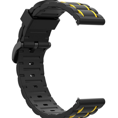 Amazfit Bip 5 Sport Buckle Strap (Black/Yellow)