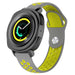Samsung Gear Sport Sportarmband (Grau / Gelb)