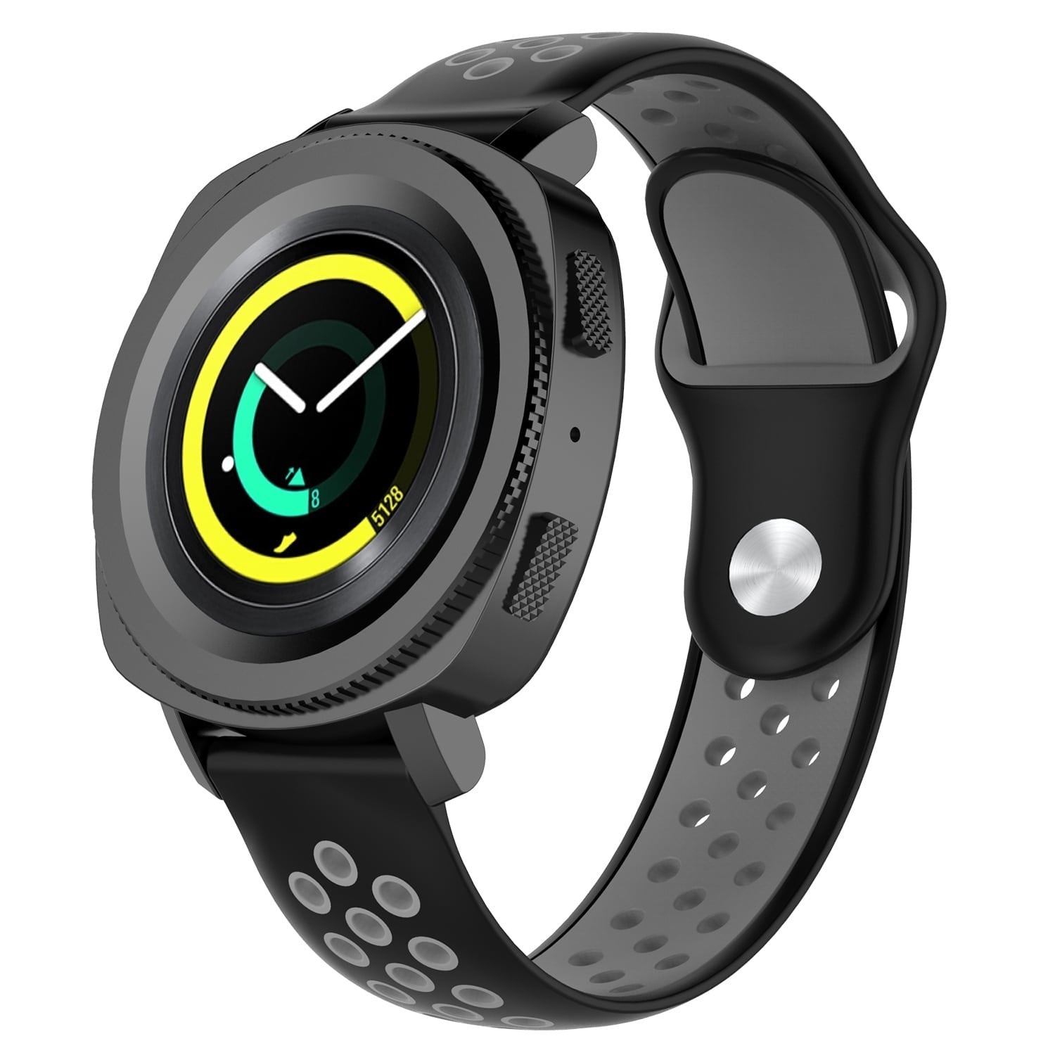 band samsung gear sport Samsung Gear Sport Sportarmband (Schwarz / Grau)