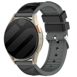 Amazfit Active 3 Premium Diamond Sport Strap (Black/Grey)