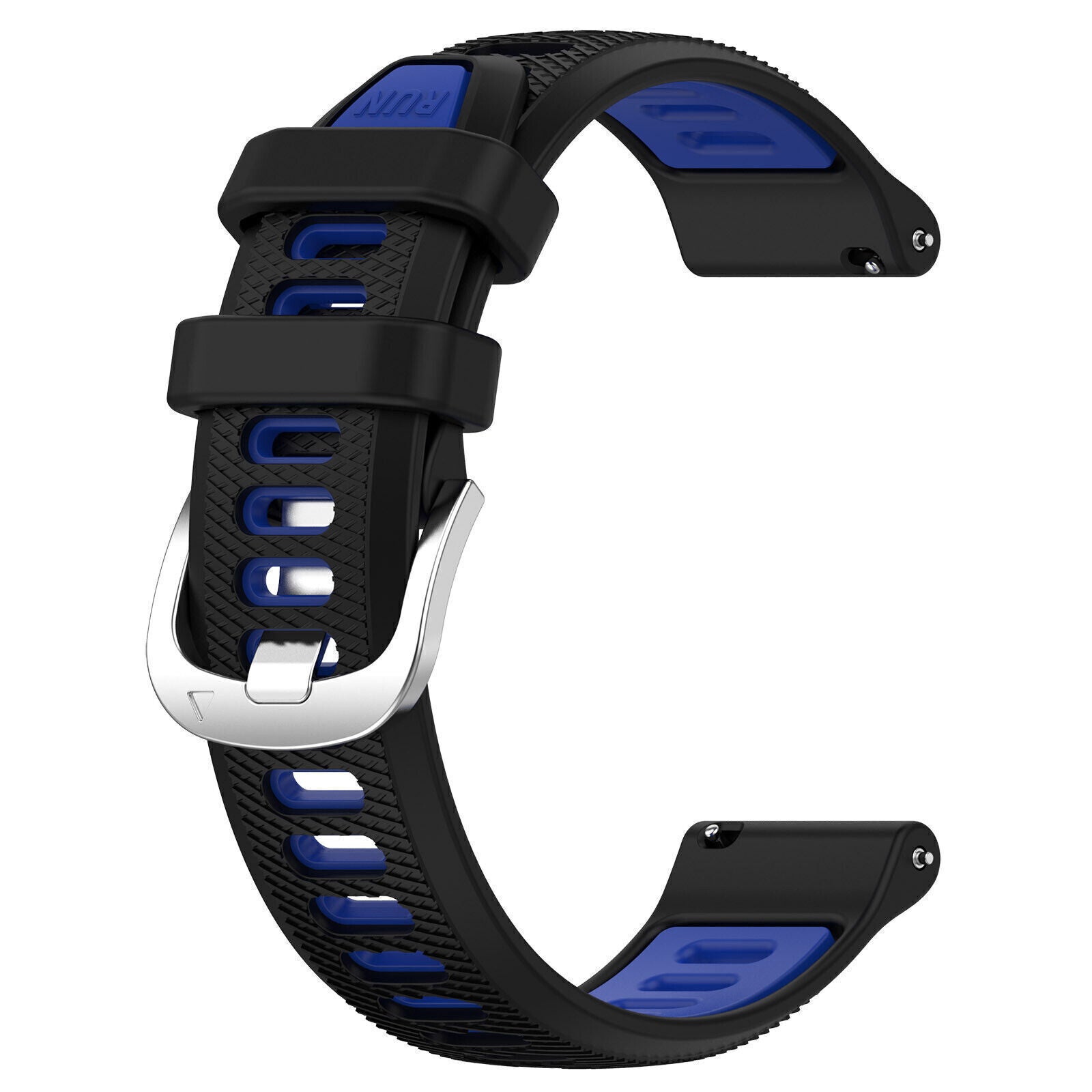 Garmin Forerunner 570 - 47mm Schnalle Sport Amrband (Schwarz/Blau)