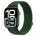 Strap-it Apple Watch Wave Nylon Strap (Dark Green)