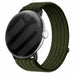 Google Pixel Watch 4 - 45mm Ultra Thin Nylon Strap (Dark Green)